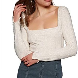 Free People Intimately Size Large Thong Body Suit